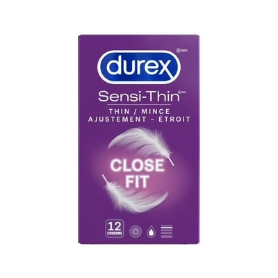Durex Condoms en latex ajustement serré Sensi-Thin Close Fit 1 ea, 12,99 $/1ch