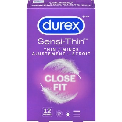 Durex Sensi-thin condoms mince ajustement - étroit 1 ea, 14,49 $/1ch
