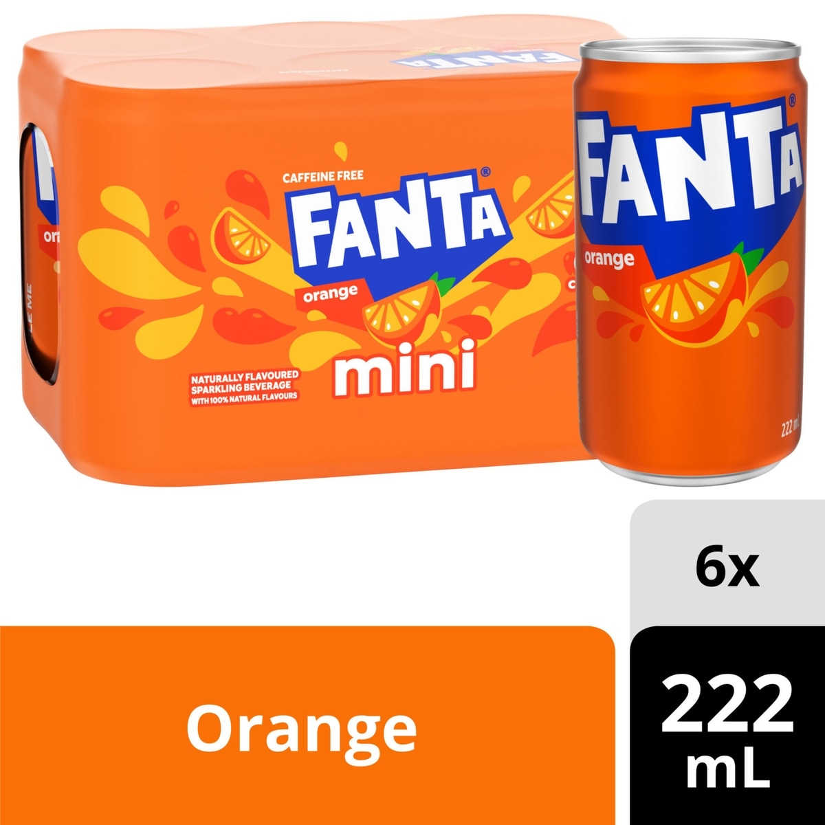FANTA Soda Orange Cans
