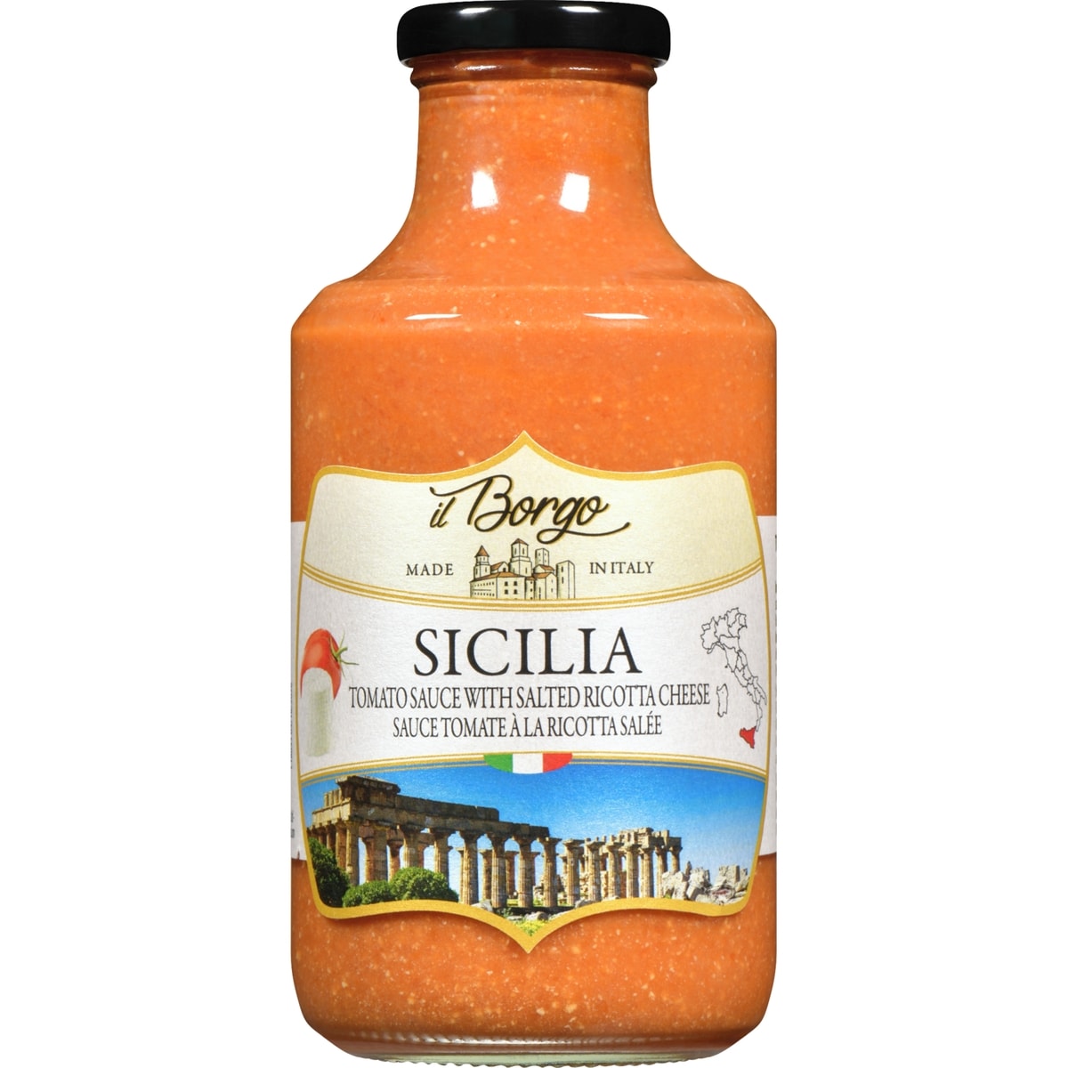 IL BORGO Sicilia - Pasta Sauce with Salty Ricotta Cheese 520 g, $2.11/100g