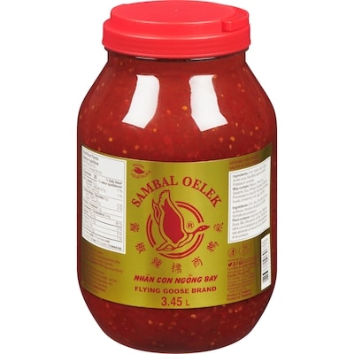 Flying Goose Sambal Oelek 3.45 l, 0,80 $/100ml