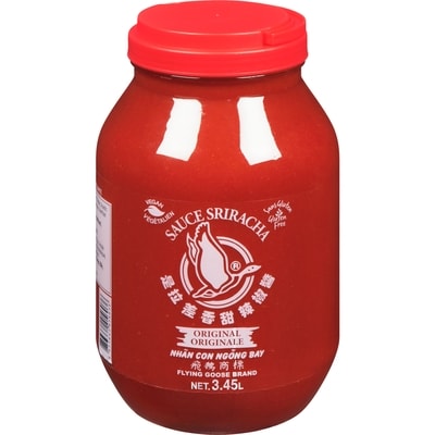 Flying Goose Sriracha Sauce 3.45 l, $0.81/100ml
