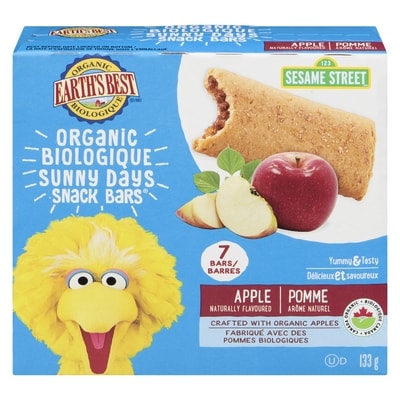 Earth's Best Sunny Days Snack Bars Organic Apple 133 g, $3.76/100g