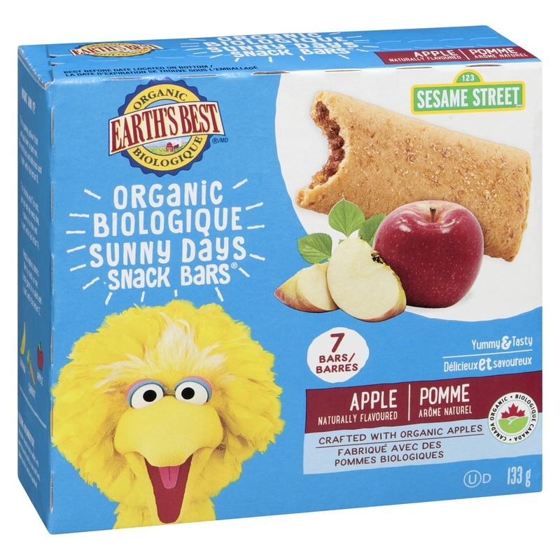 Sunny Days Snack Bars Organic Apple