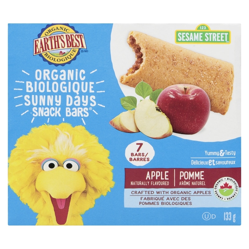 Sunny Days Snack Bars Organic Apple