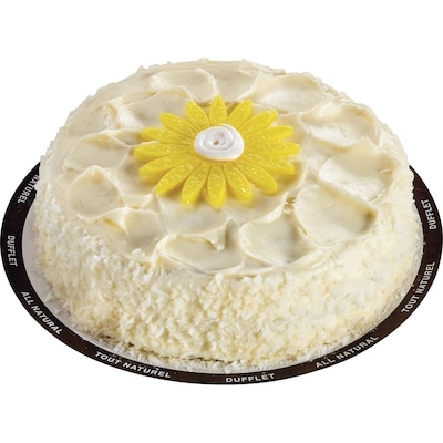Dufflet Lemon Coconut Cake 1.1 kg, $2.54/100g