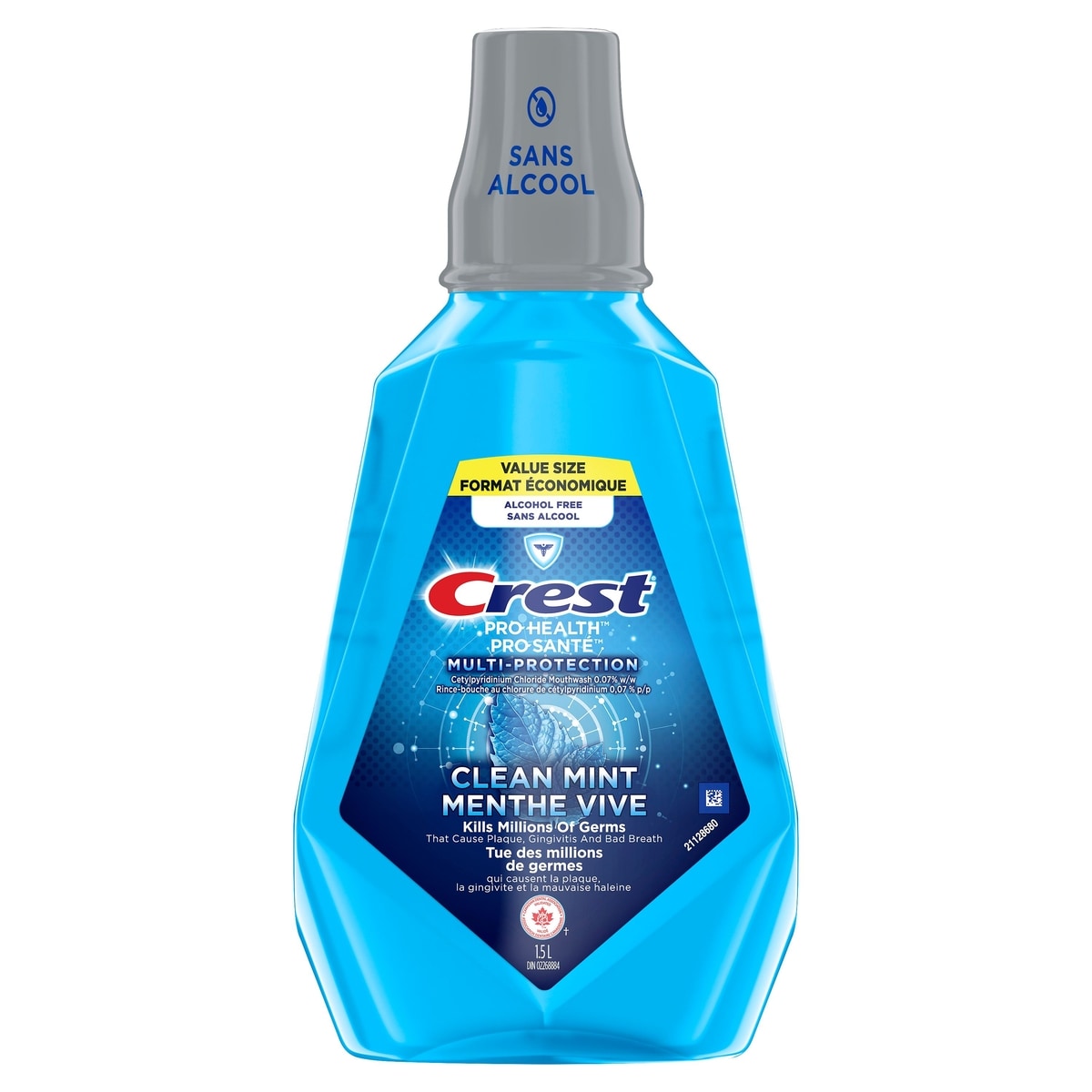 Crest Pro Health Mouthwash, Clean Mint 1.5 l, $0.87/100ml