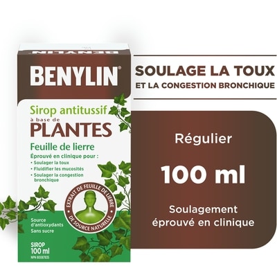 Benylin Sirop antitussif à base de plantes, Feuille de lierre 100 ml, 11,49 $/100ml