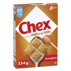 General Mills Chex Céréales saveur de miel et de noix 354 g, 1,69 $/100g