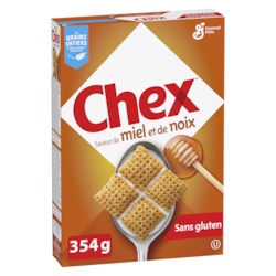 General Mills Céréales saveur de miel et de noix 354 g, 1,69 $/100g