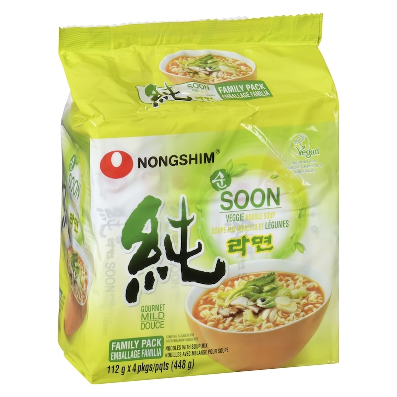 Soon Veggie Noodle Soup Noodles With Soup Mix Gourmet Mild Family Pack