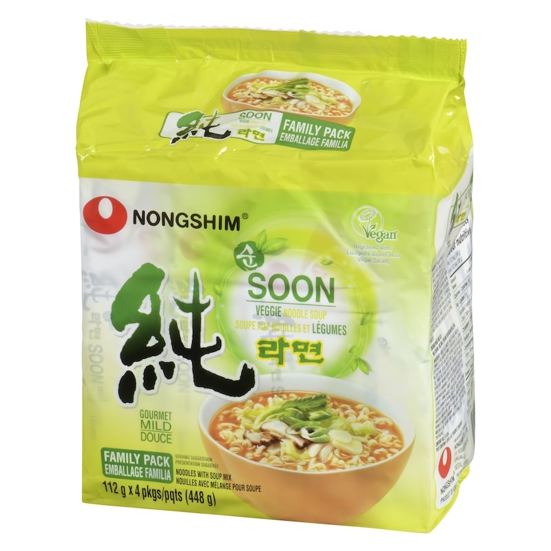 Soon Veggie Noodle Soup Noodles With Soup Mix Gourmet Mild Family Pack
