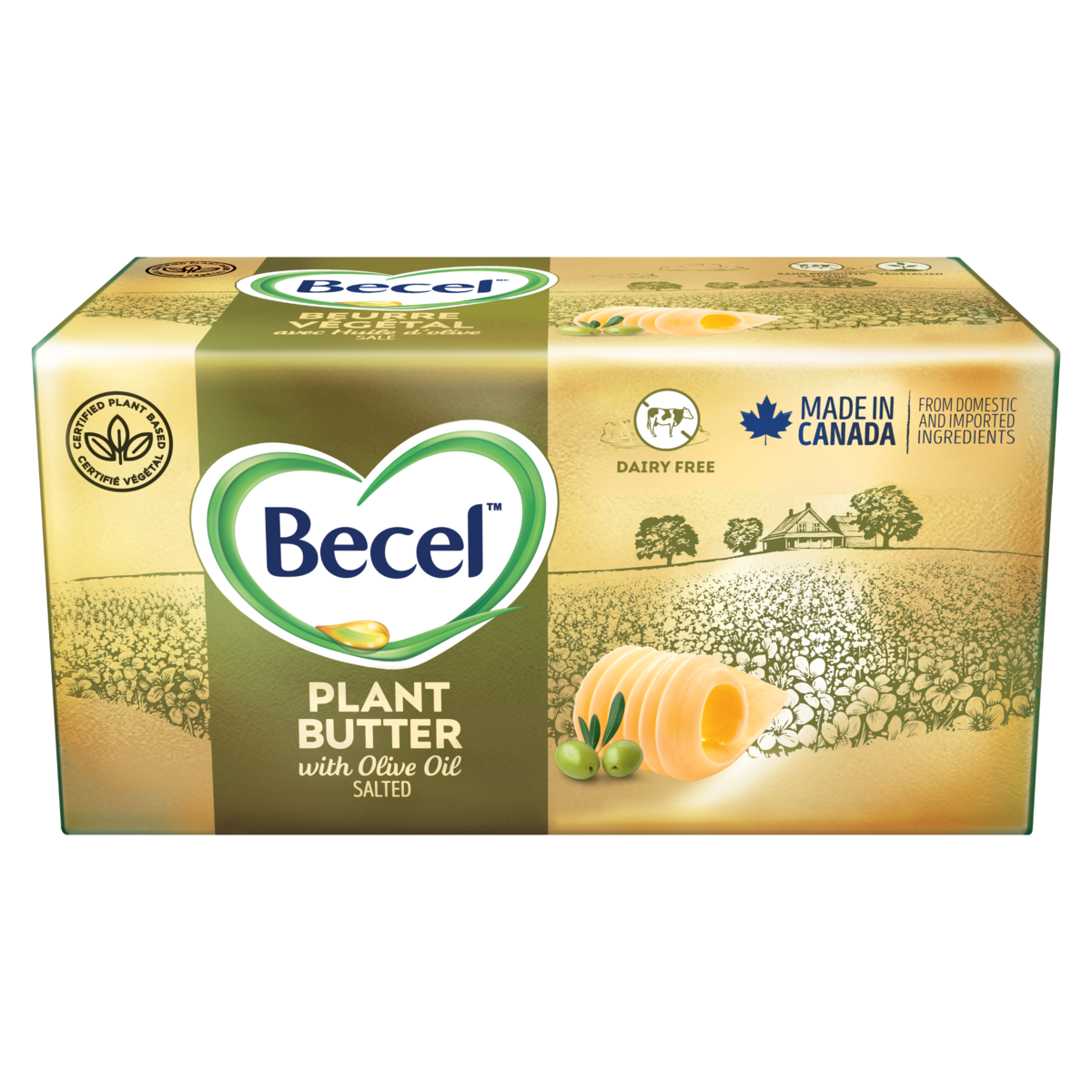 Becel Plant Butter with Olive Oil, Salted 454 g, $1.32/100g