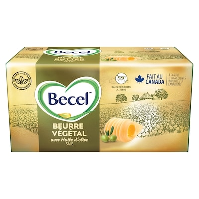 Becel Beurre végétal – avec huile d’olive, salé 454 g, 1,54 $/100g