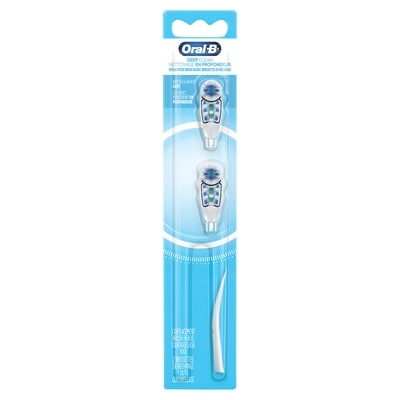 Oral-B Brossettes de rechange pour brosse à dents à pile Nettoyage en profondeur, 2 u 2 ea, 5,00 $/1ch