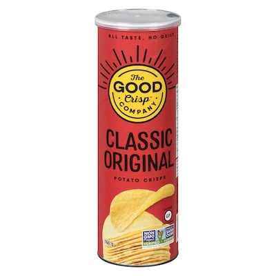 The Good Crisp Company Potato Crisps Original 160 g, $3.44/100g