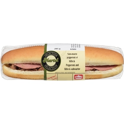 Martel Sous-marin pepperoni et bifteck 205 g, 3,17 $/100g
