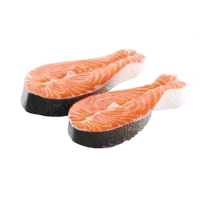 null Atlantic Salmon Steak Tray Pack $56.42/1kg $25.60/1lb