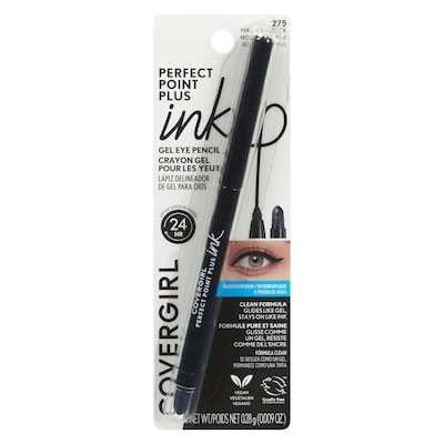 Cover Girl Perfect Point Plus Ink Gel Eye Pencil Matte Jet Black - 275 0.28 g, $4,611.54/100g