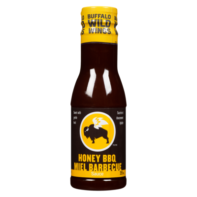 Buffalo Wild Wings Sauce BBQ au miel 355 ml, 1,83 $/100ml