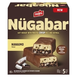 Leclerc Nügabar Coated Nougat Bars Nanaimo Flavour 175 g, $2.45/100g