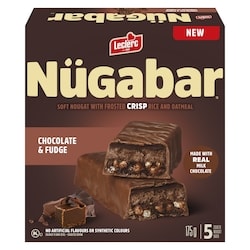 Leclerc Nügabar Coated Nougat Bars Chocolate & Fudge 175 g, $2.28/100g