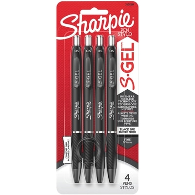 Sharpie 0.5MM Gel Pen, 4 Count 1 ea, $8.00/1ea