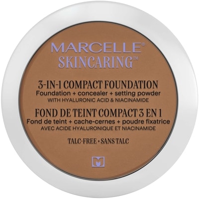 Marcelle Fond de teint compact  3 en 1 skincaring doré 8.5 g, 270,47 $/100g