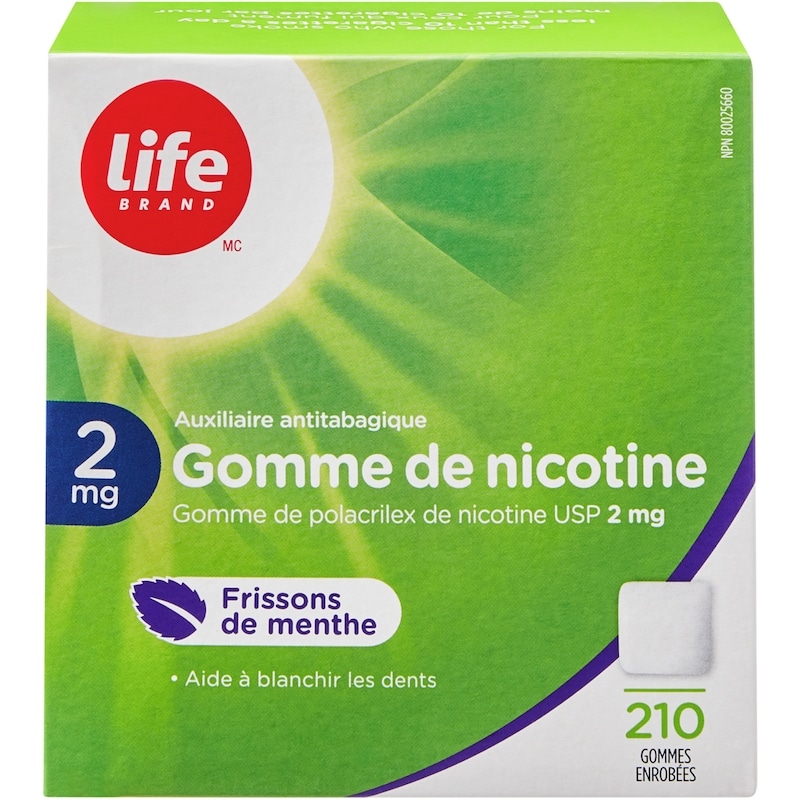 Nicotine Gum 2 mg, Chill Mint