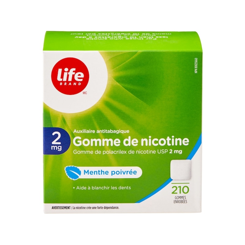 Nicotine Gum 2 mg, Ice Mint