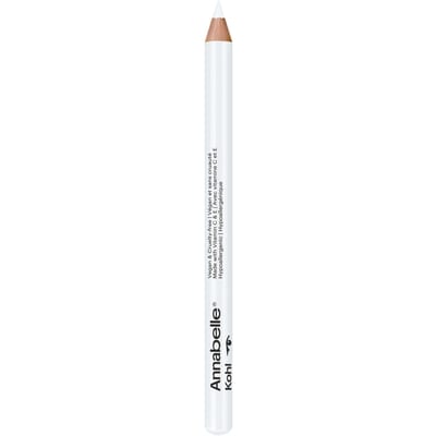 Annabelle Traceur pour les yeux végan longue tenue et couleur intense kohl matte blanc pur 1.15 g, 520,87 $/100g