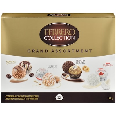 Ferrero COLLECTION, Fine Assorted Chocolate Gift Box, 12 Confections 119 g, $8.82/100g