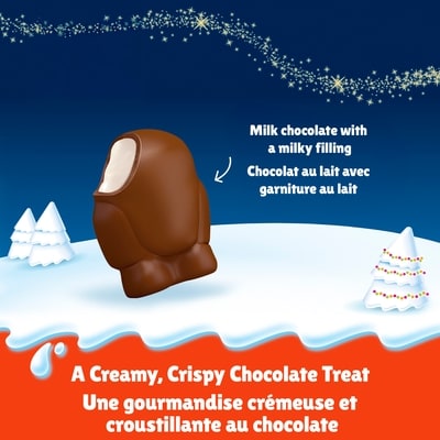MINI FRIENDS, chocolat au lait avec garniture au lait, confiserie au chocolat de Noël à partager ou pour remplir les bas de Noël
