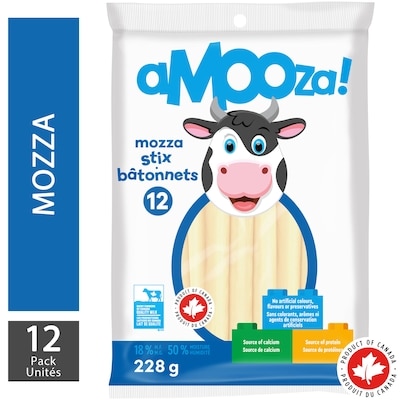 Amooza ! Mozza Cheese Stix 12-Pack 228 g, $3.07/100g