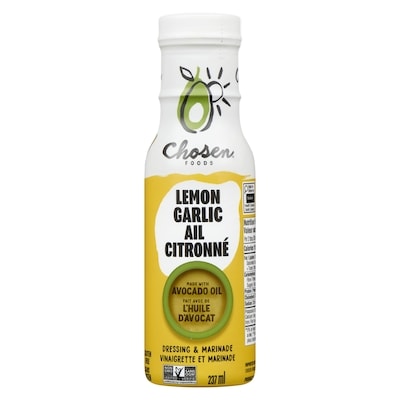 Chosen Foods Vinaigrette citron et ail 237 ml, 4,22 $/100ml