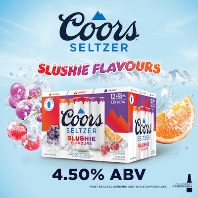 Seltzer Slushie, 12-Pack 4.5 ABV (ID required at pick-up)