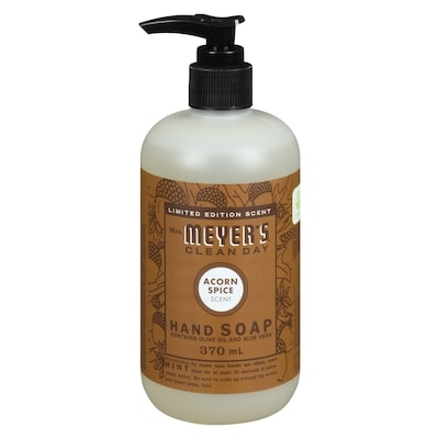Mrs. Meyer's Clean Day Hand Soap Acorn Spice Scent Limited Edition Scent 370 ml, $2.29/100ml