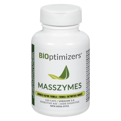 biOptimizers Digestive Aid Masszymes Advanced Enzyme Formula 120 ea, $0.47/1ea