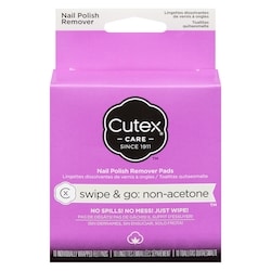 Nail Polish Remover Pads Swipe & Go: Non-Acetone