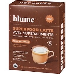 Blume Latte Powder Superfood Latte Reishi Hot Cacao - 8x4.0 g