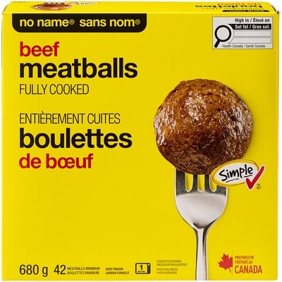 Sans Nom Boulettes de bœuf 680 g, 1,76 $/100g