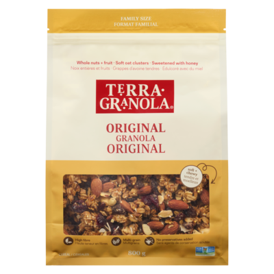 Terra Breads Original Granola 800 g, $2.50/100g