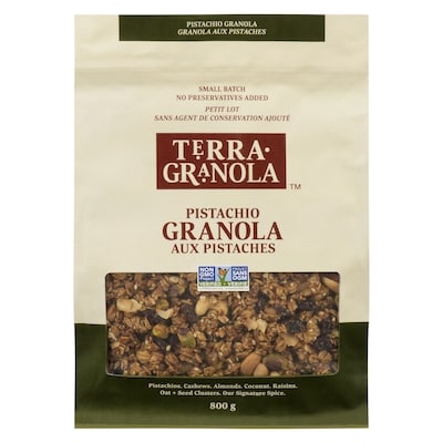 Terra Breads Pistachio Granola 800 g, $2.62/100g