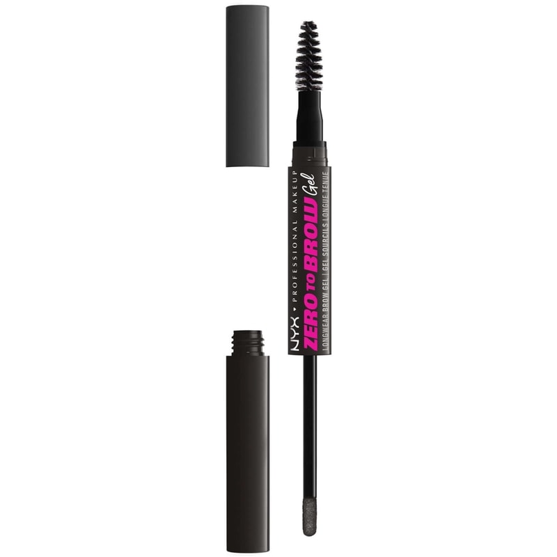 Zero To Brow Dual-Ended Liquid Eyebrow Gel, Black