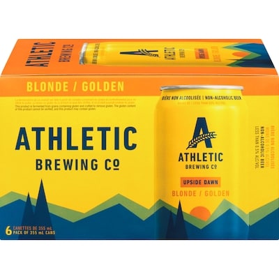 Athletic Brewing Company Upside Dawn Non-Alcoholic Blonde 6x355.0 ml, $0.52/100ml