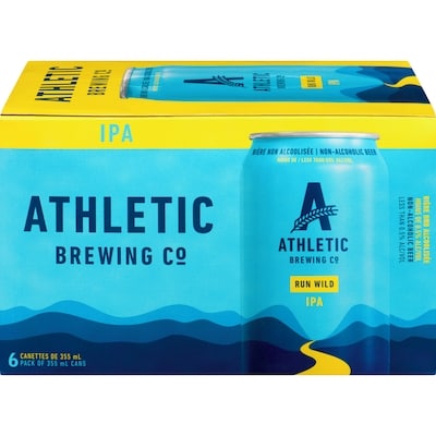 Athletic Brewing Company Run Wild IPA 6x355.0 ml, $0.52/100ml
