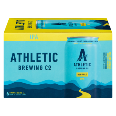 Athletic Brewing Company Run Wild IPA 6x355.0 ml, $0.61/100ml