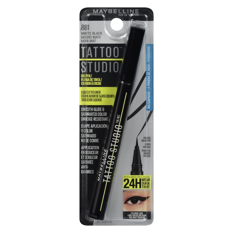 24h Tattoo Liner Ink Pen, Matte Black