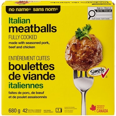 Sans Nom Boulettes de viande italiennes 680 g, 1,76 $/100g