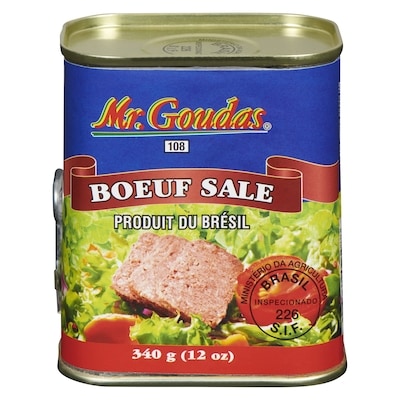 Mr Goudas Boeuf sale 340 g, 1,61 $/100g